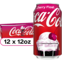 Coca-Cola Cherry Float Soda Cans - 144 Fluid Ounce
