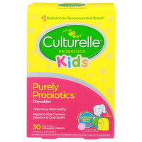Culturelle Kids - Purely Probiotics, Bursting Berry Flavor, Chewable Tablets - 30 Each