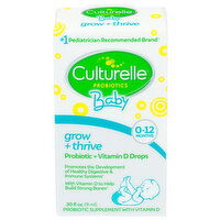 CULTURELLE Baby Grow & Thrive Drops 0-12 Months - 0.3 Fluid Ounce