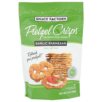 Snack Factory Garlic Parmesan Deli Style Thin, Crunchy Pretzel Crackers - 7.2 Ounce