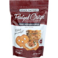 SNACK FACTORY Pretzel Crisps Honey Mustard & Onion - 7.2 Ounce