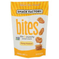 Snack Factory Honey Mustard Pretzels Pretzel Crisp Bites - 9 Ounce