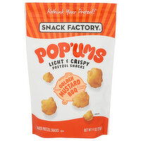 Snack Factory Golden Mustard BBQ Pretzels Pop' Ums - 9 Ounce