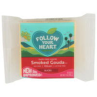 Follow Your Heart Smoke Gouda Dairy-Free Smoked Cheese Slices - 0.7 Ounce - 10 Count