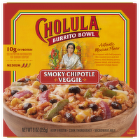 Cholula Smoky Chipotle Veggie Frozen Burrito Bowl - 0.56 Pound
