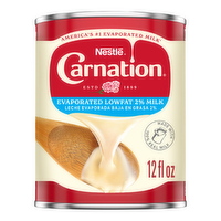 Nestle Carnation Lowfat 2% Evaporated Milk - 12 Fluid Ounce