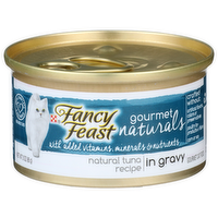 Fancy Feast Gourmet Naturals Natural Tuna Recipe In Gravy Cat Food - 3 Ounce