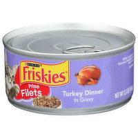 Purina Friskies Turkey Dinner In Gravy Prime Filets Cat Food - 5.5 Ounce
