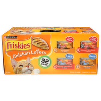 Purina Friskies Prime Filets With Chicken In Gravy Chicken & Tuna Dinner Shreds Chicken & Salmon Lovers Cat Food & Tuna & Salmon - 5.5 Ounce - 32 Count