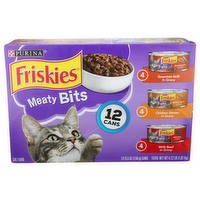 Purina Friskies Meaty Bits Cat Food - 5.5 Ounce - 12 Count
