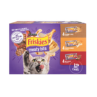 Purina Friskies Gravy Wet Cat Food Variety Pack, Meaty Bits - 4.12 Pound