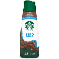 Starbucks Zero Sugar Chocolate Flavored Coffee Creamer, Inspired By Caffe Mocha - 28 Ounce