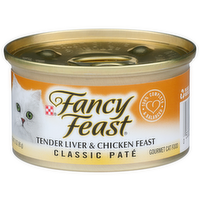Fancy Feast Tender Liver & Chicken Classic Pate - 3 Ounce