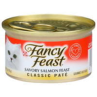 Fancy Feast Savory Salmon Classic Pate Gourmet Cat Food - 3 Ounce