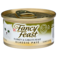 Fancy Feast Turkey & Giblets Classic Pate Cat Food - 3 Ounce