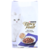Purina With Savory Chicken Turkey Fancy Feast Gourmet Cat Food - 48 Ounce