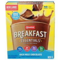 Carnation Breakfast Essentials Rich Milk Chocolate Essential - 1.26 Ounce - 10 Count