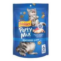Purina Friskies Cat Treats, Party Mix Beachside Crunch - 6 Ounce