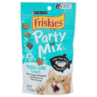 Purina Friskies With Ocean Whitefish And Flavors Of Pork & Crab Party Mix Cat Treats - 2.1 Ounce