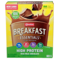 Carnation Breakfast Essentials Rich Milk Chocolate Nutritional Powder Drink Mix - 1.31 Ounce - 10 Count