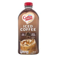 Coffee mate Mocha Flavored Iced Coffee, Non-Dairy Cold Ready To Drink - 50 Ounce