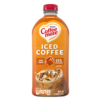 Coffee mate Caramel Flavored Iced Coffee, Non-Dairy Cold Ready To Drink - 50 Ounce