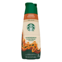 Starbucks Non-Dairy Caramel Flavored Coffee Creamer, Almondmilk And Oatmilk Inspired By Macchiato - 28 Ounce