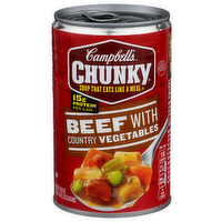 Campbell's Chunky Beef With Country Vegetables Soup - 18.8 Ounce