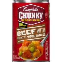 Campbell's Chunky Beef Soup With Country Vegetables - 18.8 Ounce