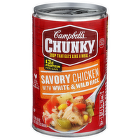 Campbell's Chunky With White & Wild Rice Savory Chicken - 18.8 Ounce