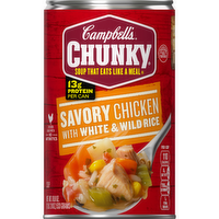 Campbell's Chunky Savory Chicken With White And Wild Rice Soup - 18.8 Ounce