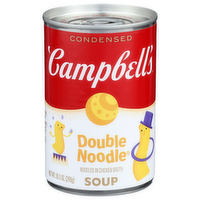 Campbell's Noodles In Chicken Broth Soup Condensed Double Noodle - 10.5 Ounce