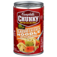 Campbell's Chunky Classic Chicken Noodle With White Meat Soup - 18.6 Ounce