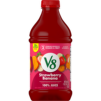 V8 Strawberry Banana 100% Fruit And Vegetable Juice - 46 Fluid Ounce