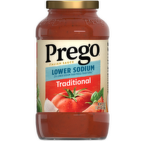 Prego Traditional Lower Sodium Pasta Sauce - 23.5 Ounce