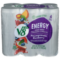 V8 Plus Pomegranate Blueberry Energy - 8 Fluid Ounce - 6 Count