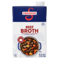 Swanson 100% Natural Beef Broth, Carton - 48 Ounce