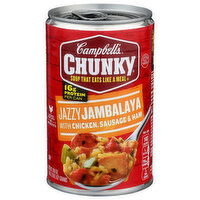 Campbell's Chunky Jazzy Jambalaya With Chicken, Sausage & Ham Soup - 18.6 Ounce