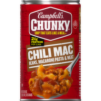 Campbell's Campbell’s Chunky Chili Mac Soup, Can - 18.8 Ounce