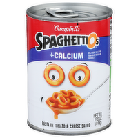 Campbell's Pasta In Tomato & Cheese Sauce +calcium Spaghettios +calcium - 15.8 Ounce