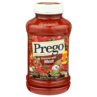 Prego Flavored With Meat Italian Sauce - 45 Ounce