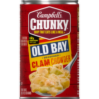 Campbell's Chunky Soup, Old Bay Seasoned Clam Chowder, Can - 18.8 Ounce