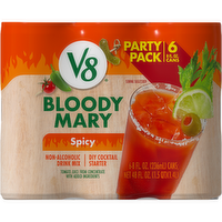 V8 Bloody Mary Spicy Mix, Can Pack Of 6 - 48 Fluid Ounce