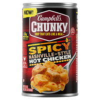 Campbell's Campbell’s Chunky Soup, Spicy Nashville-Style Hot Chicken Can - 18.8 Ounce