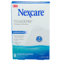 Nexcare Waterproof Tegaderm Transparent Dressing - 8 Count