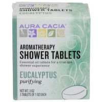 Aura Cacia Eucalyptus Aromatherapy Shower Tablets - 3 Ounce