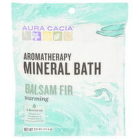 Aura Cacia Warming Balsam Fir Aromatherapy Mineral Bath - 2.5 Ounce