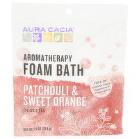 Aura Cacia Peaceful Patchouli & Sweet Orange Aromatherapy Foam Bath - 2.5 Ounce