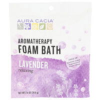 Aura Cacia Relaxing Lavender Aromatherapy Foam Bath - 2.5 Ounce
