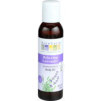 Aura Cacia Aromatherapy Body Oil Relaxing Lavender - 4 Fluid Ounce
